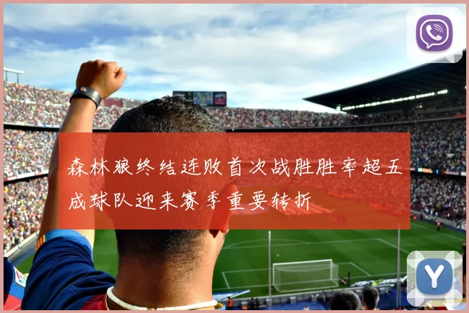 森林狼终结连败首次战胜胜率超五成球队迎来赛季重要转折