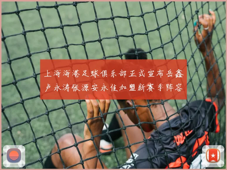 上海海港足球俱乐部正式宣布岳鑫卢永涛张源安永佳加盟新赛季阵容更新